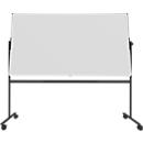 Stativ-Drehtafel Legamaster UNITE, magnetisch, drehbar um 360°, B 2200 x T 12,6 x H 1200 mm, lackierter Stahl, weiß